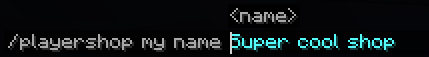 Custom shop name set to Super Cool Shop